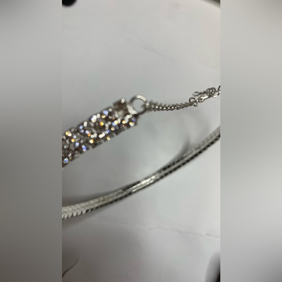 Rhinestone Choker Necklaces Torques Collar Women Statement Jewelry Girl - Picture 3 of 5